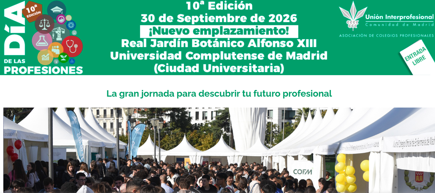 Día de las profesiones 2026